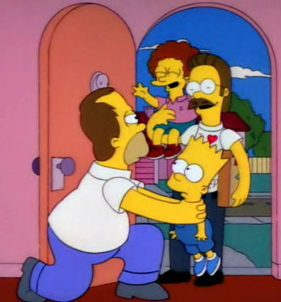 Файл:Simpsons meet flanders.jpg