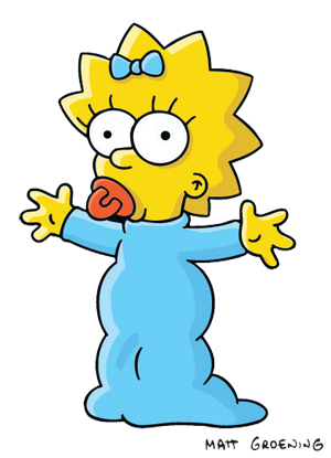 Файл:Maggie Simpson.png