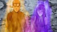 Hinata gives Naruto her chakra.png