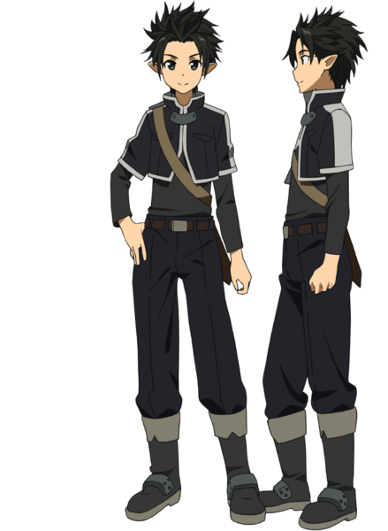 Файл:Kirito's Initial Avatar Full Body.png