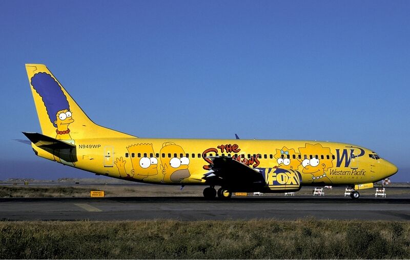 Файл:Western Pacific Airlines Boeing 737-300 The Simpsons Gupta.jpg