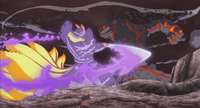 Sasuke and Naruto destroy Momoshiki's Golem.png