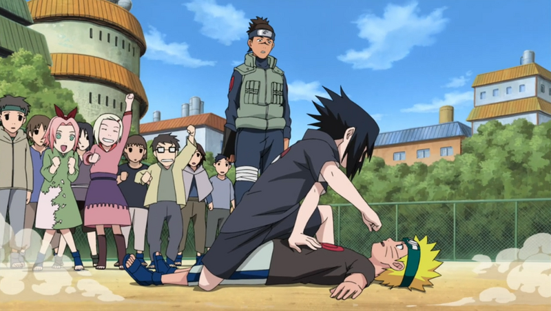 Файл:Naruto and Sasuke spar.png