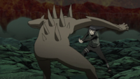 Hinata fights a Ten-Tails' replica.png