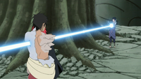 Sasuke stabs Karin and Danzo.png