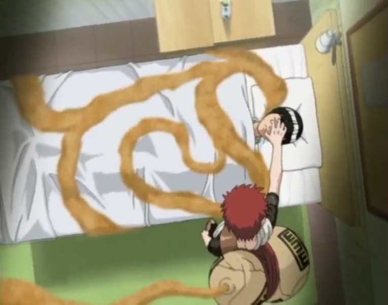 Файл:Gaara Attempting To Kill Lee.PNG