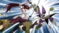 Erza and Kyôka clash.png
