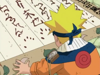 Naruto About To Sign His Name In The Contract.PNG