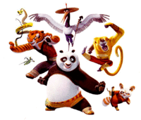 Kung Fu Panda characters.gif